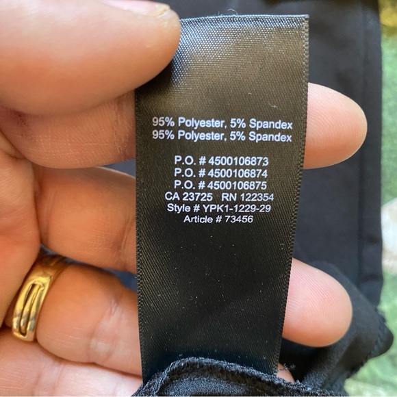 BABATON Scoop Neck Tops Size Med Black Stretch Office Career Lightweight‎ - Picture 7 of 9